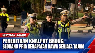 LOUD EXHAUST CRACKDOWN, MAN CAUGHT CARRYING A DEADLY WEAPON