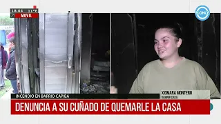 Una familia del barrio Capibá pide colaboración tras perderlo todo en un incendio