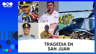 AIR TRAGEDY in SAN JUAN: HELICOPTER CRASHED and SEVEN PEOPLE DIED - Telefe Noticias