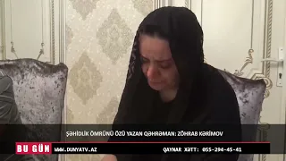 ​ ŞƏHİDLİK ÖMRÜNÜ ÖZÜ YAZAN QƏHRƏMAN ZÖHRAB KƏRİMOV