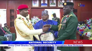NATIONAL SECURITY: Army Chief Shaibu Tasks Commanders To Strengthen New Divisions
