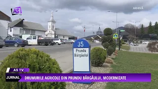 Modernized agricultural roads in Prundu Bârgăului
