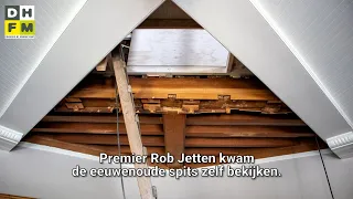 Verborgen dakconstructie Torentje blijkt bijna 500 jaar oud - Prinsjesdag zonder paarden in stoet?