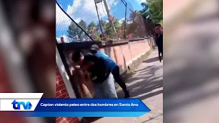 Violent fight between two men captured on camera in Santa Ana