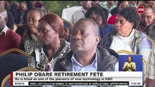 Veteran KBC engineer and ICT specialist Philip Obare retires