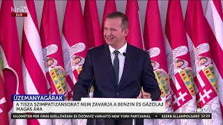 A Tisza szimpatizánsokat nem zavarja a benzin és gázolaj magas ára - HírTV