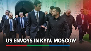 US envoys visit Kyiv and Moscow for talks in renewed peace deal push