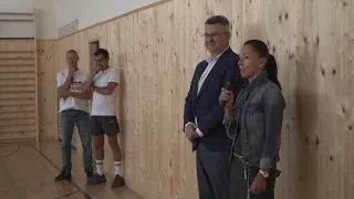 Zrekonštruovaná telocvičňa ZŠ s MŠ Arpáda Felcána