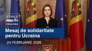 Știrile PRO TV (ORA 17:00) | MESAJ DE SOLIDARITATE PENTRU UCRAINA | Moldova