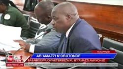 AB'AMAZZI N'OBUTONDE Basabiddwa okwetereeza ku by'amazzi amayonjo | Omunnyo Live