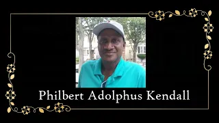 Death Announcement - Philbert Adolphus Kendall