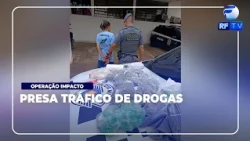 NOW AIRING - Woman arrested for drug trafficking during Operation Impact in Limeira