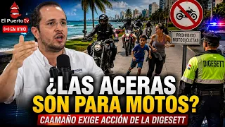 Motocicletas invaden las aceras del Malecón y crece el reclamo por mayor control