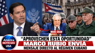 “APROVECHEN ESTA OPORTUNIDAD” Marco Rubio envía  mensaje directo al régimen cubano desde Nueva York