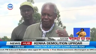 KeNHA Faces Backlash Over Demolition of Fences Along Eldoret-Kaptagat-Eldama Ravine Road