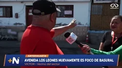 Avenida Los Leones once again plagued by trash and a lack of sidewalks for pedestrians