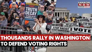 Trump Faces Mass Protest: Thousands March In Washington To ‘Defend The Vote’ Ahead Of US Midterm