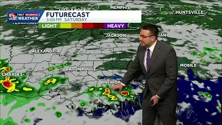 Weekend storms possible in Louisiana