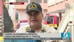 Fire Department reports the latest incidents recorded in the capital.