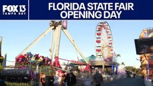 Celebrating opening day at the Florida State Fair