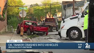 Driver released after initial DUI arrest in Baltimore fuel tanker crash