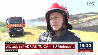 WILDFIRES ACROSS HUNDREDS OF HECTARES IN MEHEDINȚI AND CARAȘ-SEVERIN