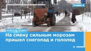 Коммунальные службы Гродно оперативно реагируют на смену погодных условий