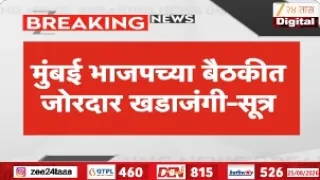 Mumbai BJP Meeting | मुंबई भाजपच्या बैठकीत जोरदार खडाजंगी; बैठकीत नेमकं काय घडलं? | Zee24Taas