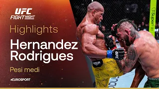 Hernandez vs Rodrigues | HIGHLIGHTS | #UFCFIGHTNIGHT