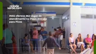 INSS offers 362 service appointments in Piauí; 302 are for Picos