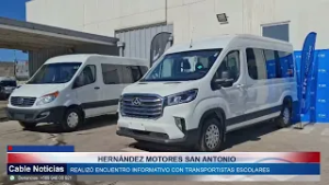 28 FEB 2026 Hernández motores San Antonio realizó encuentro informativo con transportistas escolares