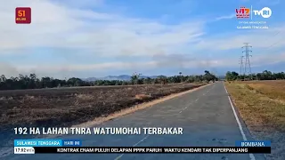 192 HA OF WATUMOHAI TNRA LAND BURNT