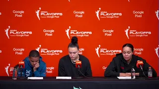 MN Lynx players speak after season-ending loss to NY Liberty