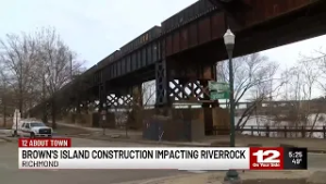 Brown's Island construction impacting Riverrock