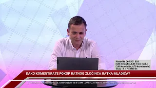 TV REPLIKA 08.09.2026. - KAKO KOMENTIRATE POKOP RATNOG ZLOČINCA RATKA MLADIĆA?