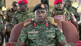 CDS MAJOR GENERAL OUSMAN GOMEZ EMBARKS ON INSPECTION TOUR