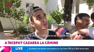 A început cazarea la cămine: studenții vor plăti între 750 și 2.000 de lei pe lună