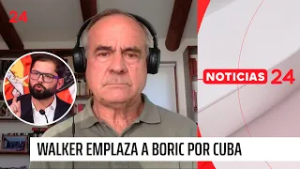 Walker emplaza a Pdte. Boric por declaraciones sobre Cuba | 24 Horas TVN Chile