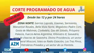 #Water outages of up to 24 hours in various #Comodoro neighborhoods