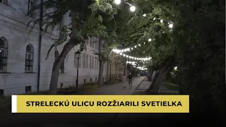 Streleckú ulicu rozžiarili svetielka