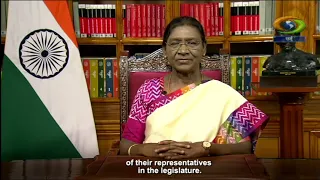 President Smt. Droupadi Murmu Massage to the Nation on Eve of 80th Independence Day | English