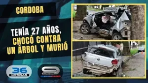 EN IMÁGENES: murió una automovilista que chocó contra un árbol