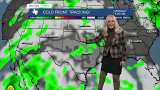 Summer-like conditions will finally leave mid-week with a cold front
