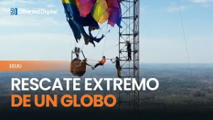 EEUU | Impresionante rescate de pasajeros en un globo aerostático