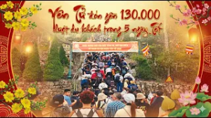 Yên Tử đón gần 130.000 lượt du khách trong 5 ngày Tết