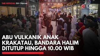 Abu Vulkanik Anak Krakatau, Bandara Halim Ditutup hingga 10.00 WIB | IDXC UPDATE