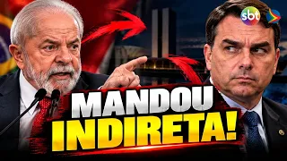 Lula fires back at Flávio Bolsonaro: 'There's no room for a militiaman in the Planalto'
