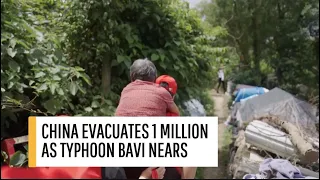 What precautionary measures did China take to brace for Typhoon Bavi?