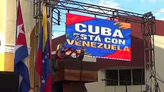 Denuncia pueblo de Villa Clara agresión armada estadounidense contra Venezuela