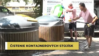 Čistenie kontajnerových stojísk